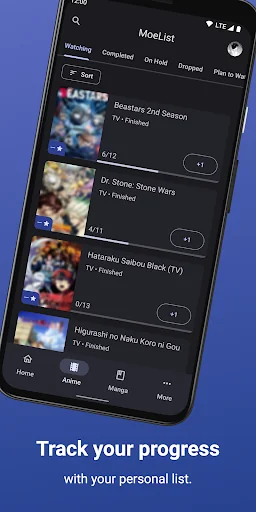 MoeList - MyAnimeList Client screenshot 2
