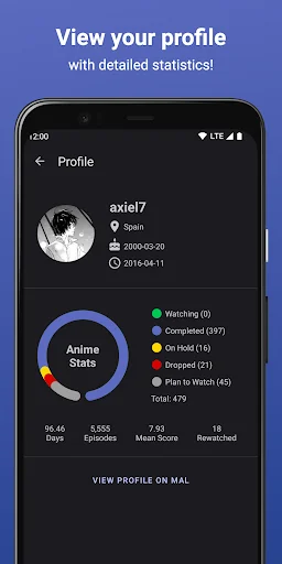 MoeList - MyAnimeList Client screenshot 4