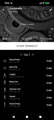 Dumbbell Workout at Home & Gym