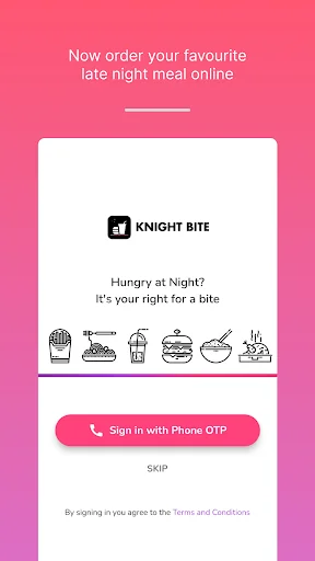 Knight Bite - Order Online screenshot 1