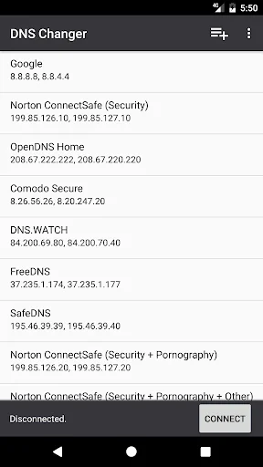DNS Changer - Lilly screenshot 1