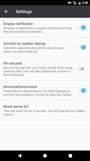 DNS Changer - Lilly screenshot 4