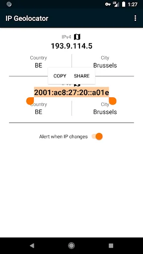 IP Address & Geolocation (IPv4 screenshot 2