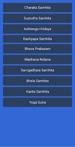Collection of Ayurveda Samhita