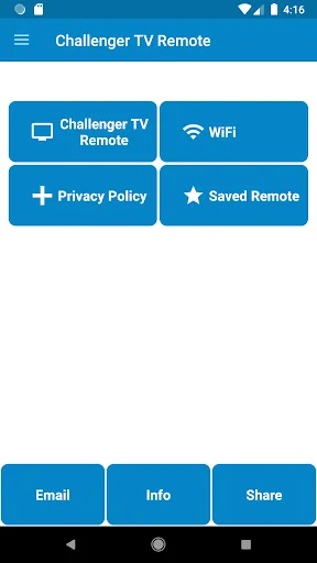 Challenger TV Remote Control