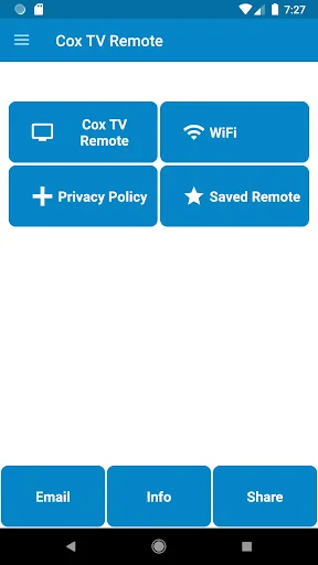 Cox TV Remote Control