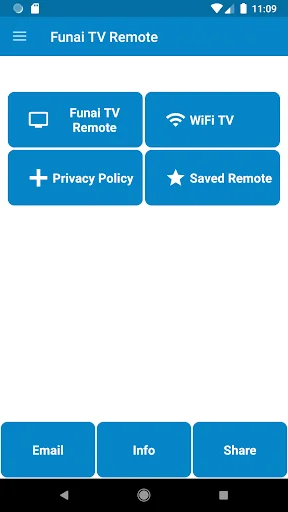 Funai TV Remote Control screenshot 1