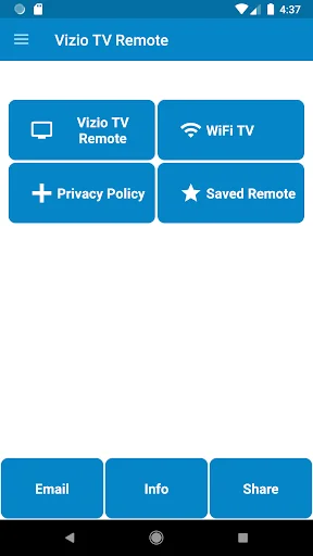 Vizio TV Remote Control screenshot 1
