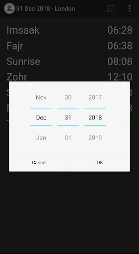 UK Shia Salaat Times screenshot 2