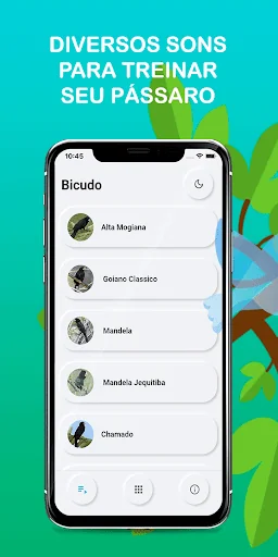 Beaked bird singing