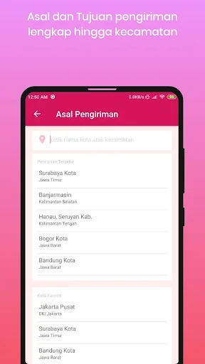 Cek Resi dan Ongkos Kirim screenshot 3