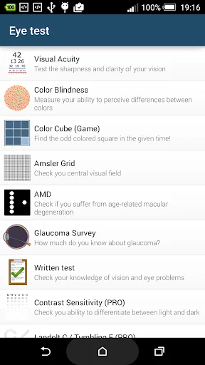 Eye test