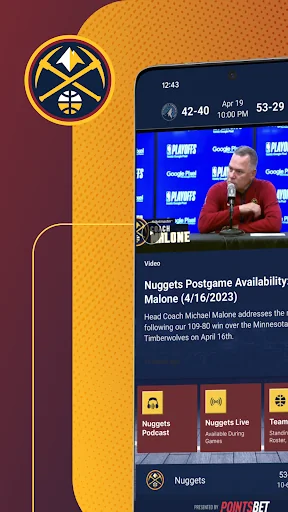 Denver Nuggets Official App screenshot 1