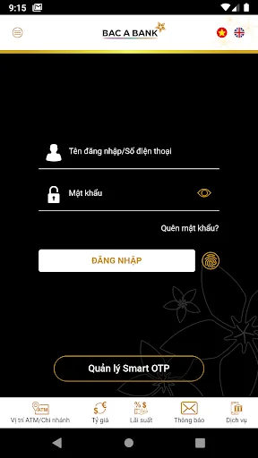 BAC A BANK Mobile Banking screenshot 1