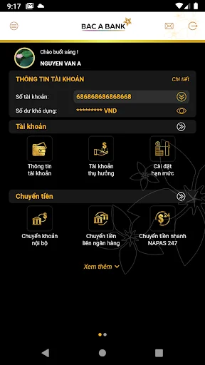 BAC A BANK Mobile Banking screenshot 2