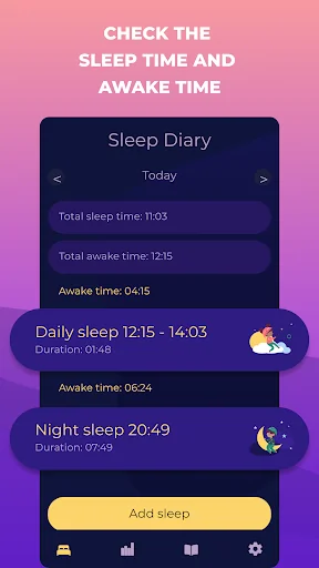 Baby sleep diary - tracker screenshot 2