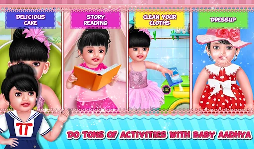 Aadhya's Daily Routine Games