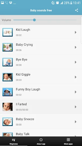 Baby Sounds Ringtones screenshot 1