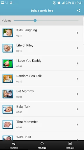Baby Sounds Ringtones screenshot 2