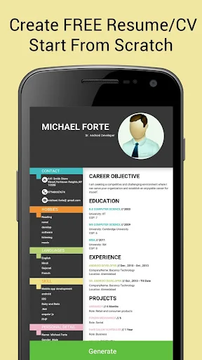 Resume / CV Creator & Posting