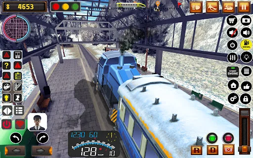 Uphill Train Simulator Game.