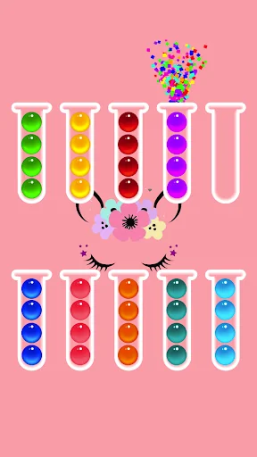 Sort It 2D - Ball Sort Puzzle screenshot 1