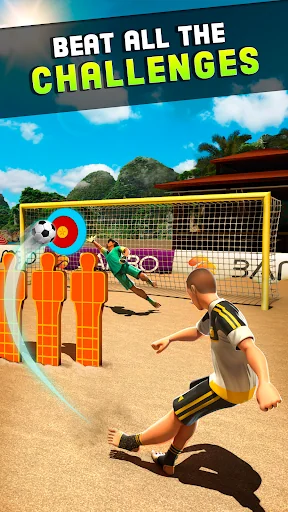 Shoot Goal - Beach Soccer Game screenshot 1