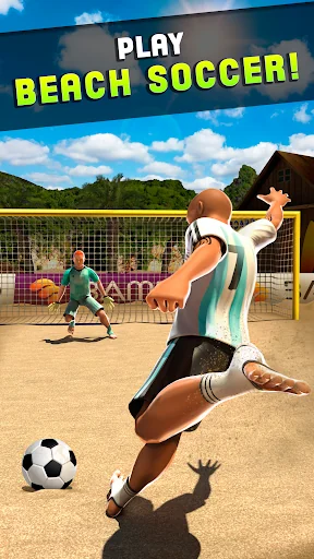 Shoot Goal - Beach Soccer Game screenshot 4
