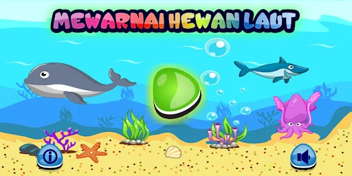 Mewarnai Hewan Laut
