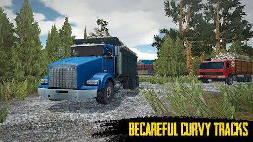 US offroad cargo truck sim