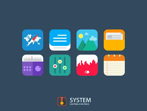 Lanting Icon Pack: Colorful screenshot 4