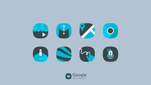 Timus: Squircle Dark Icon Pack screenshot 3