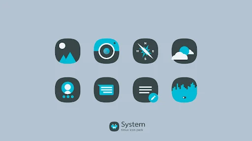Timus: Squircle Dark Icon Pack screenshot 4
