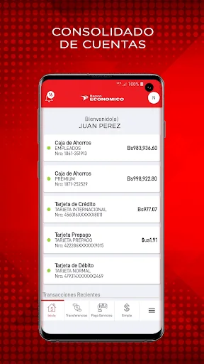 Banco Económico screenshot 2