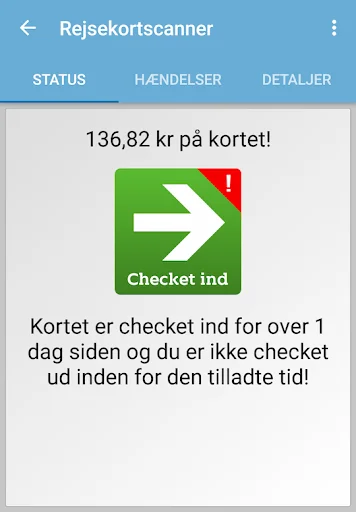 Rejsekortlæser screenshot 4