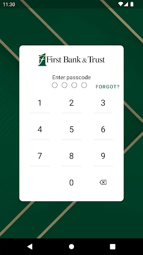 First Bank & Trust - BANKeasy screenshot 1