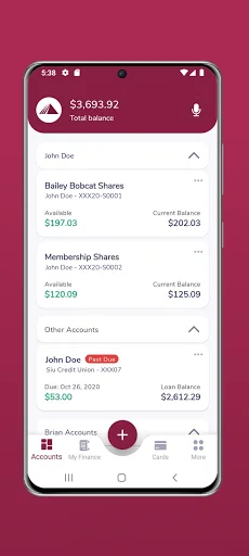 SIU Credit Union Mobile Branch screenshot 2