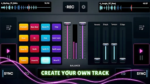 Virtual DJ Mixer: Song Mashup screenshot 2
