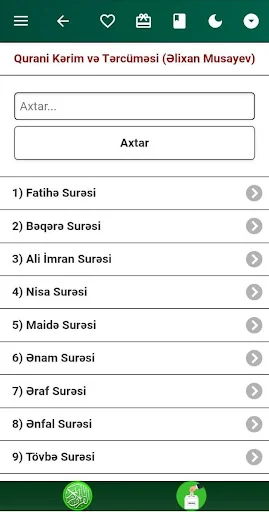 Qurani Kərim və Tərcüməsi