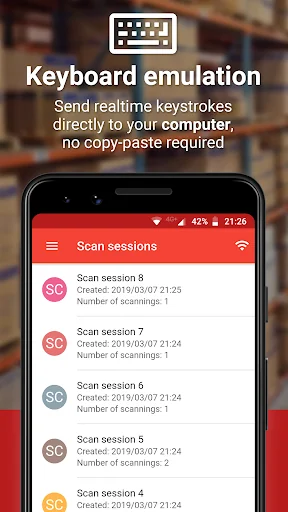 Barcode to PC: Wi-Fi scanner