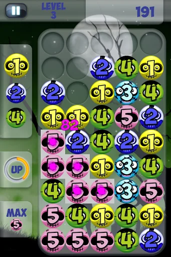 Puzzle & Zombies : Numbers screenshot 2