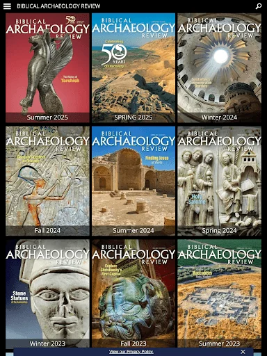 Biblical Archaeology Review