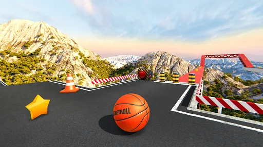 BasketRoll: Rolling Ball Game screenshot 3