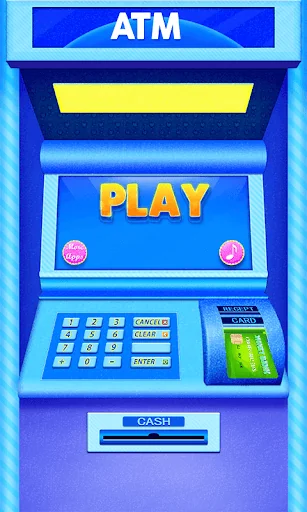 ATM Simulator Cash and Money