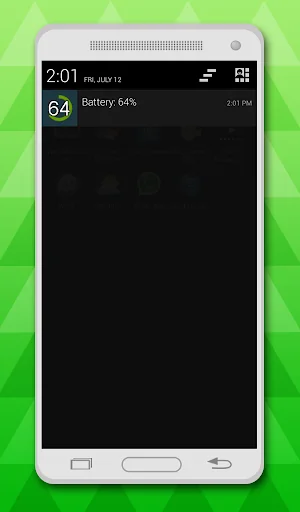 battery in status bar screenshot 3
