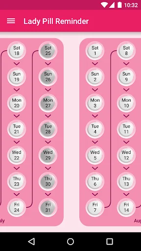 Lady Pill Reminder screenshot 2