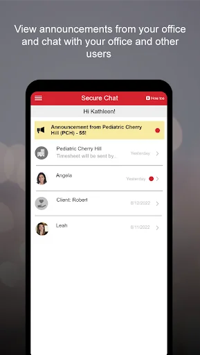 BAYADA Secure Chat