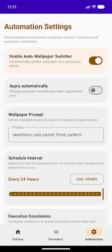 GalleryWall: AI Auto Wallpaper