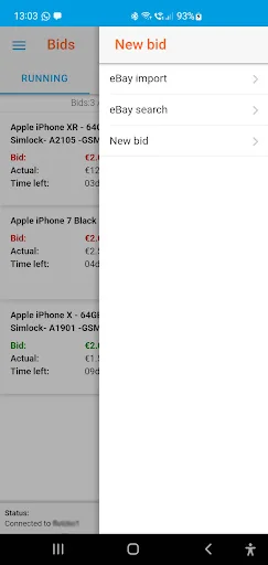 Sniper for ebay bid auctions