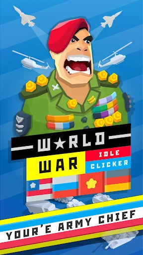 World war: idle clicker
